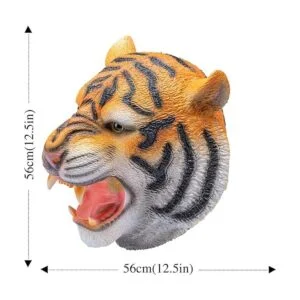 AQKILO Máscara de tigre de látex de cabeza completa_6