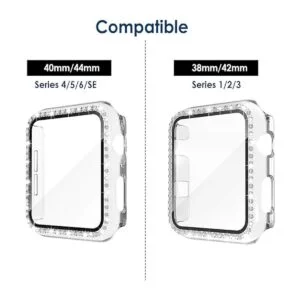 Simpeak Paquete de 5 fundas rígidas brillantes de 1.73_5