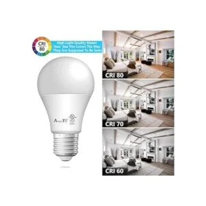 AmeriTop Bombillas LED A19 paquete de 6 bombillas de