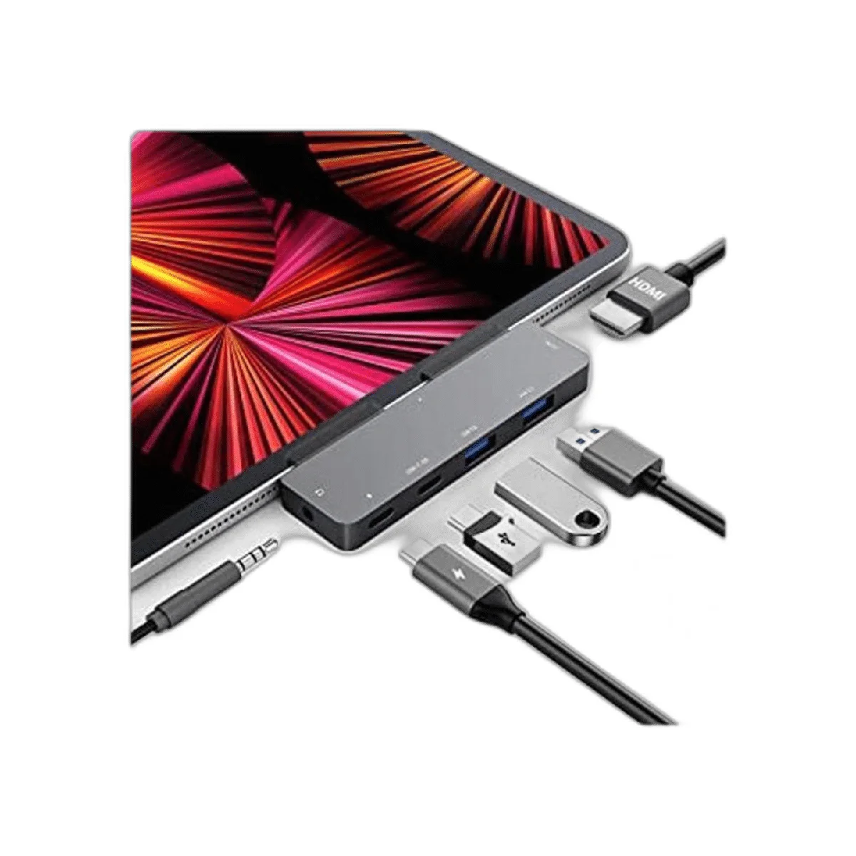 Adaptador para iPad Pro USB C Hub 1112.9 20212018iPad_1