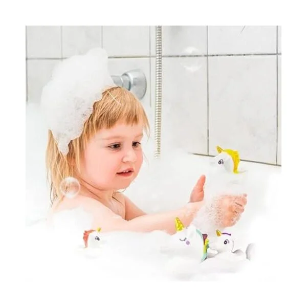 Juguetes de baño para bebés lindos juguetes de unicornio_5