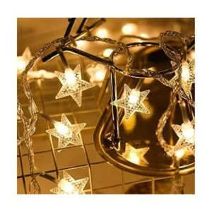 Toldo de cama de 8 esquinas con 100 luces LED de estrella_5