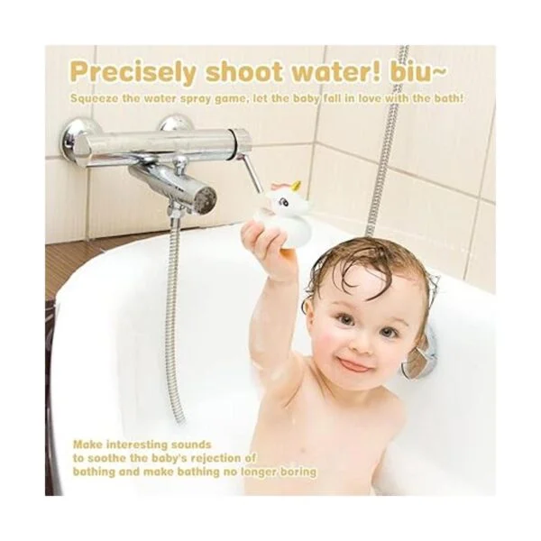 Juguetes de baño para bebés lindos juguetes de unicornio_4