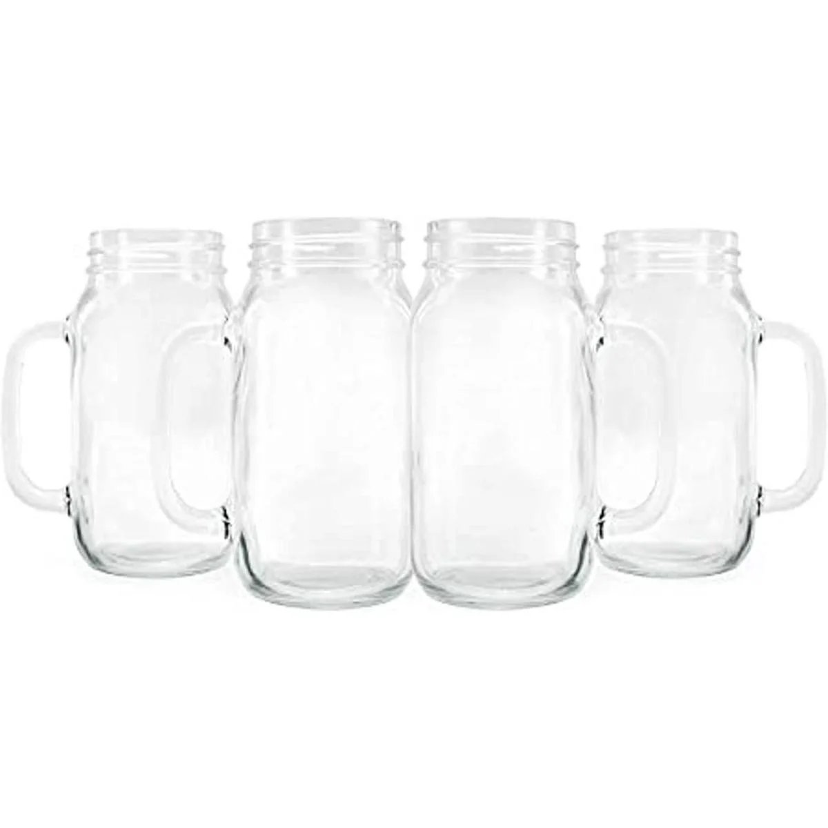 Darware Tazas de tarro Mason con asas 24 onzas paquete