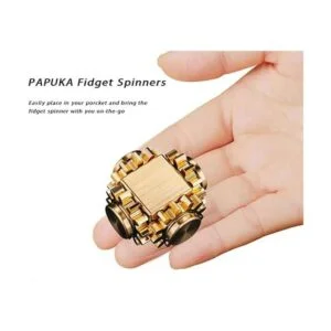 PAPUKA Juguete giratorio de metal para niños y adultos_2