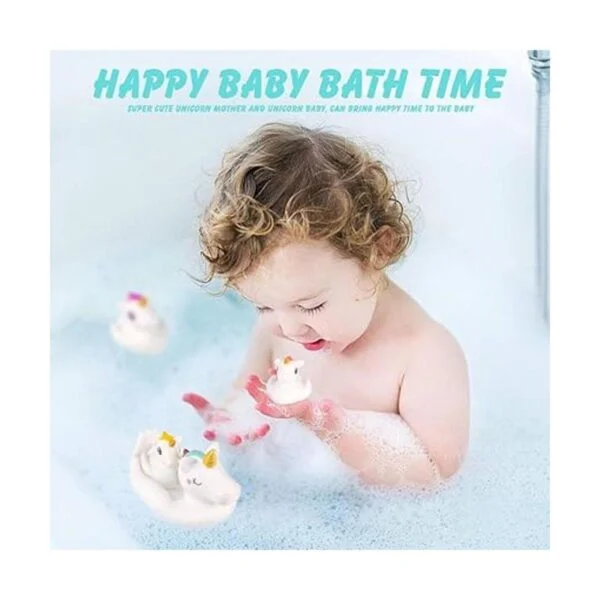 Juguetes de baño para bebés lindos juguetes de unicornio_6