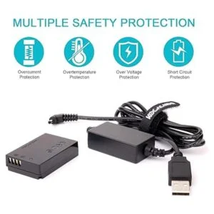 RUITOO Cable de unidad USB ACKE12 para cámara digital_6