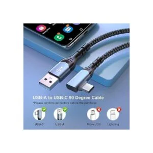 OKRAY Cable USB tipo C de 90 grados ángulo recto de 10_2
