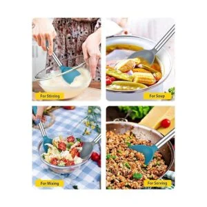 Paquete de 2 cucharas de cocina de silicona grandes_3