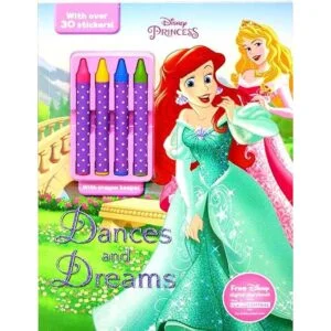 Disney Princess Juego de actividades para colorear para_4