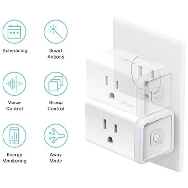 Kasa Smart Enchufe mini con monitoreo de energía toma