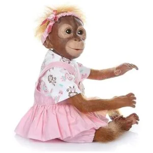 Muñeca Reborn de mono de 21 pulgadas muñeca realista de_4