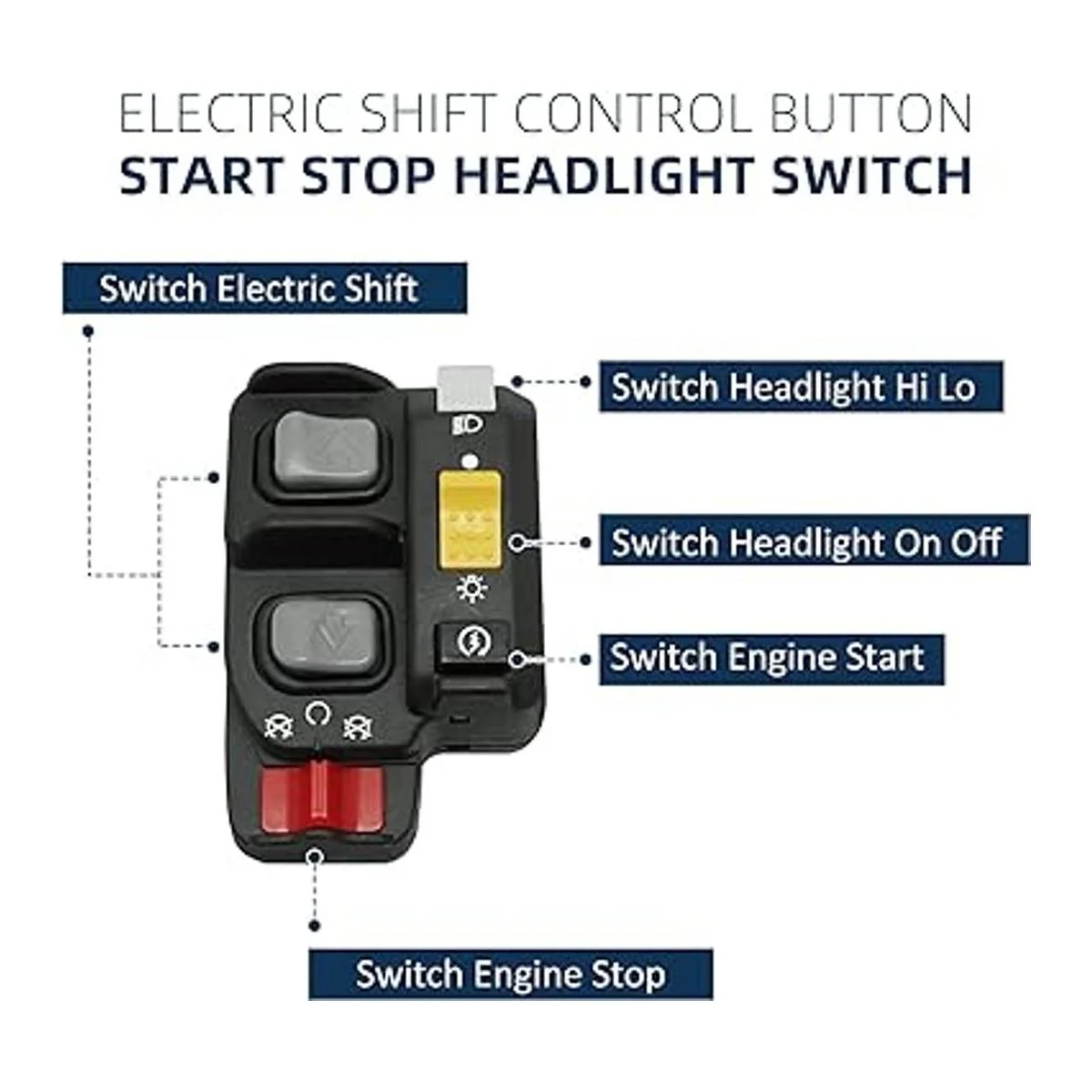 M MATI Control de manillar interruptor eléctrico de parada_3