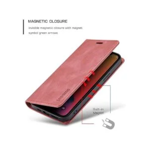Japezop Funda para iPhone 12 Mini con tarjetero RFID con_4