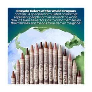 Crayola Colors of the World Crayones de colores en tonos_5
