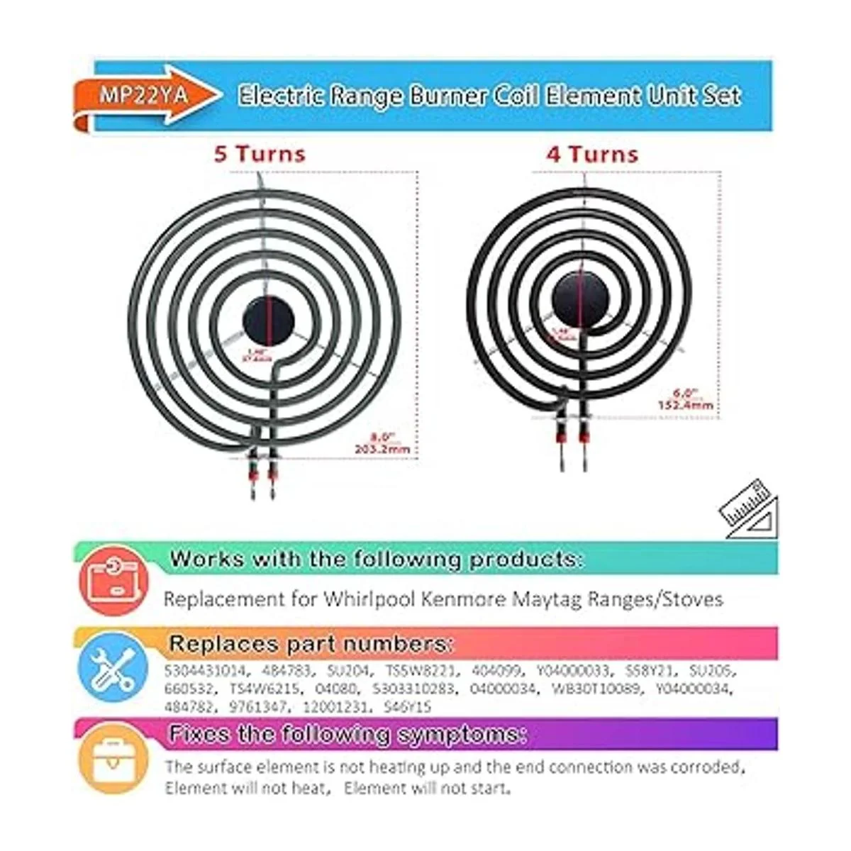 MP22YA Juego de unidades de elementos de bobina de