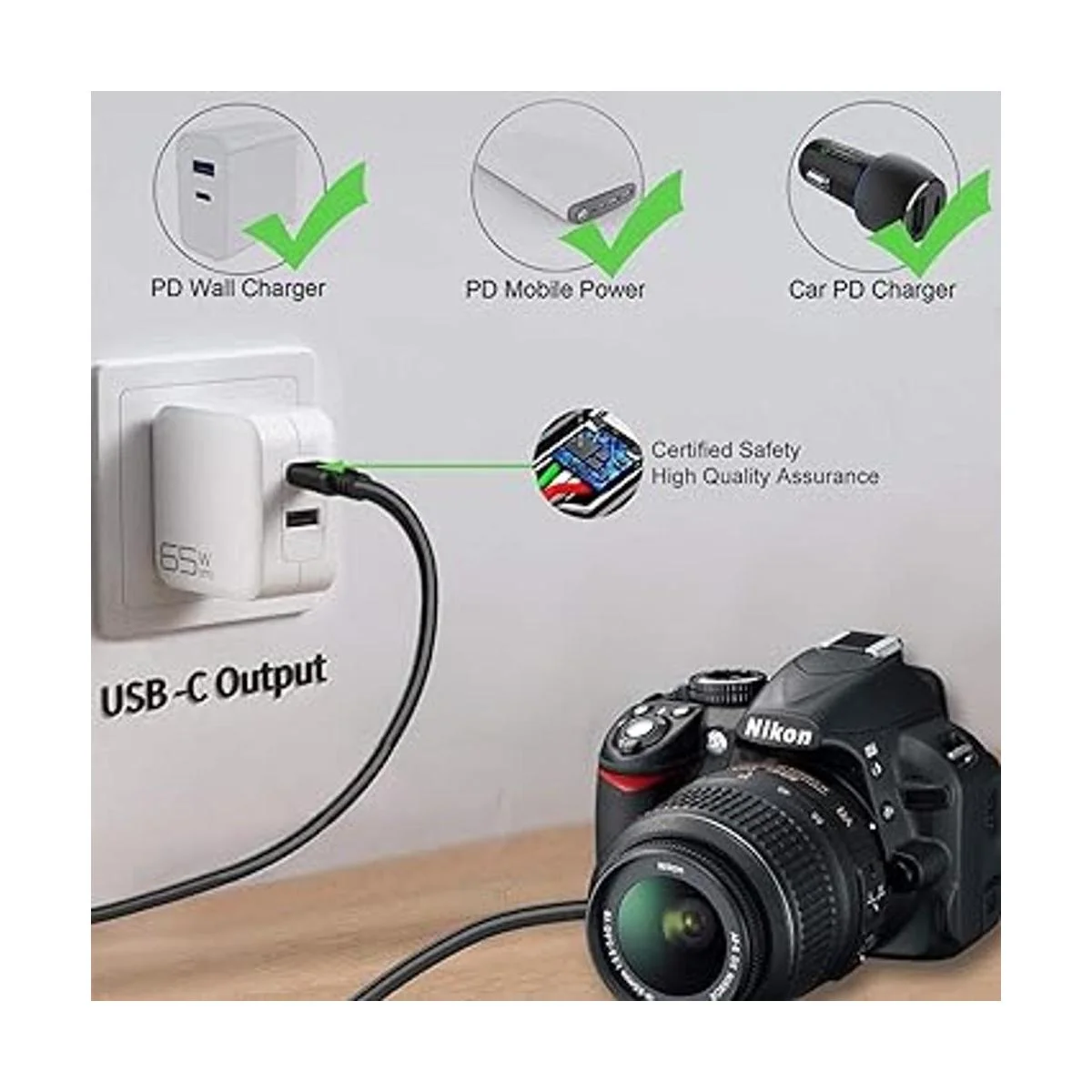 F1TP EH5 USBC adaptador de corriente EP5A DC Coupler_4