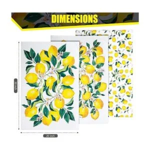 KOALAND Juego de 3 toallas de té de gran tamaño para