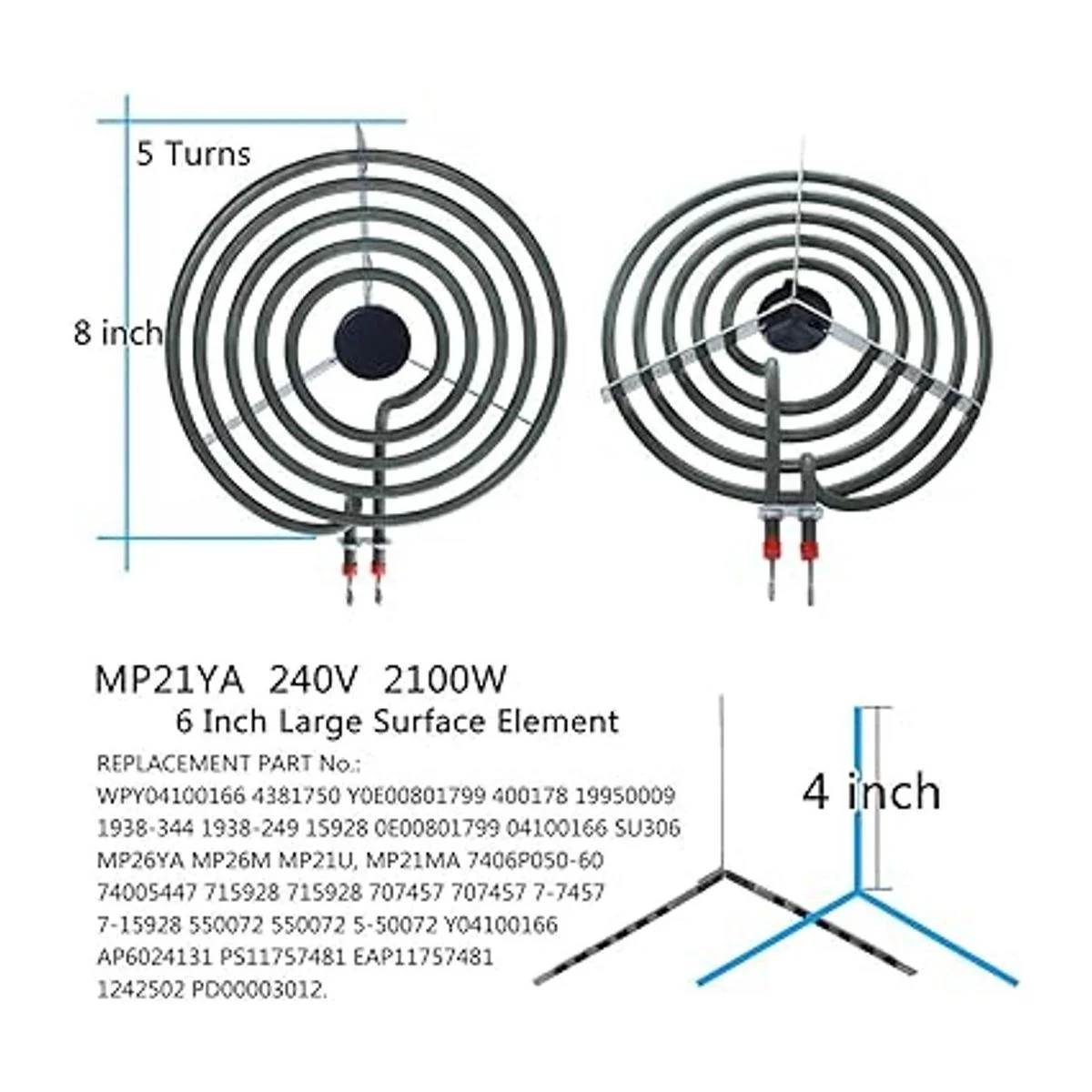 MP22YA Juego de unidades de elementos de bobina de