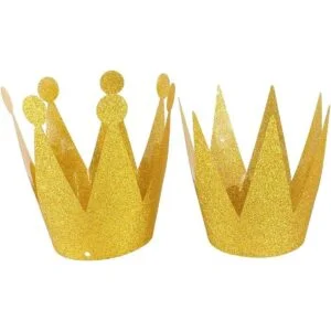 KUPOO Sombreros de cuervo dorados 12 sombreros dorados de_2