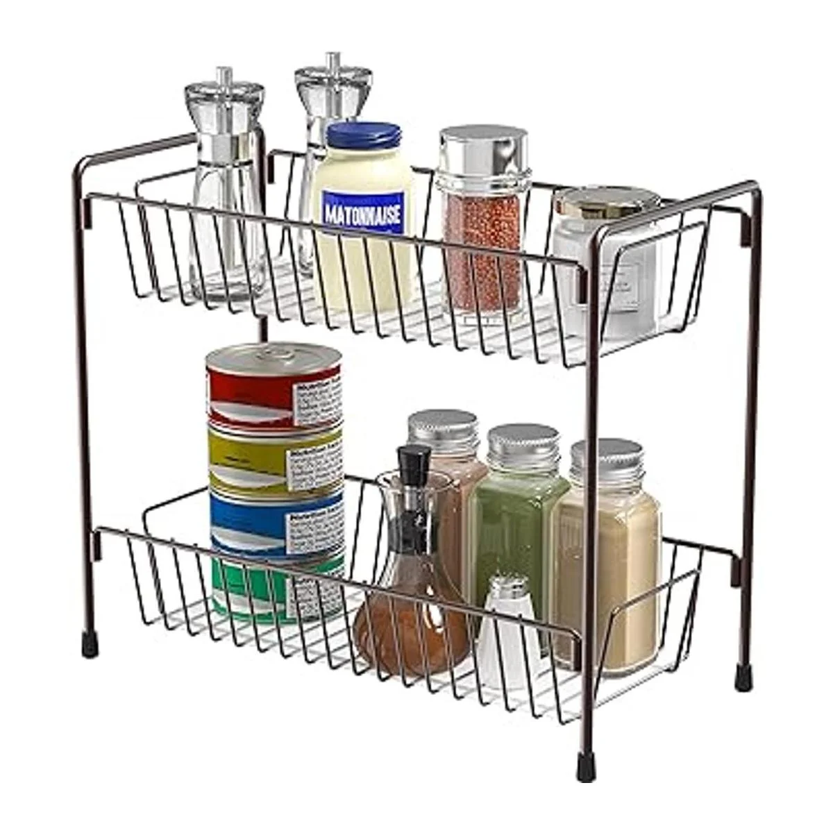 SimpleHouseware Estante de especias para encimera de 2