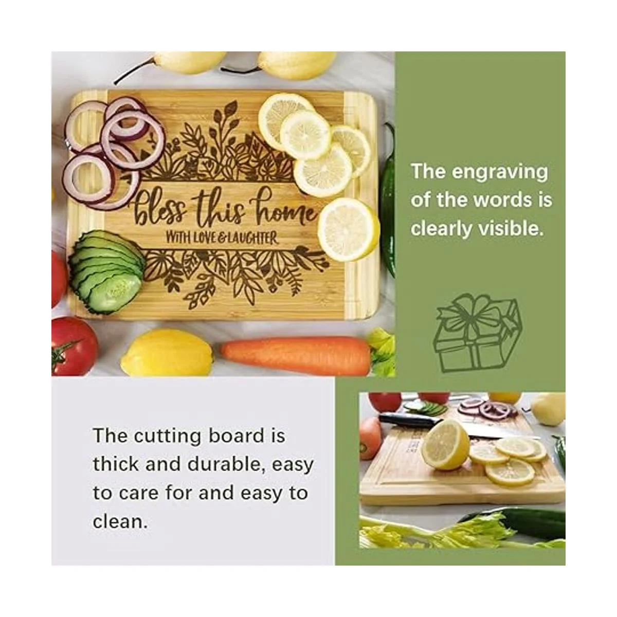 Tabla de cortar grabada regalos para propietarios de_5