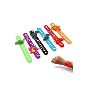 Pulseras de dinosaurio para recuerdos de fiesta de niños_1