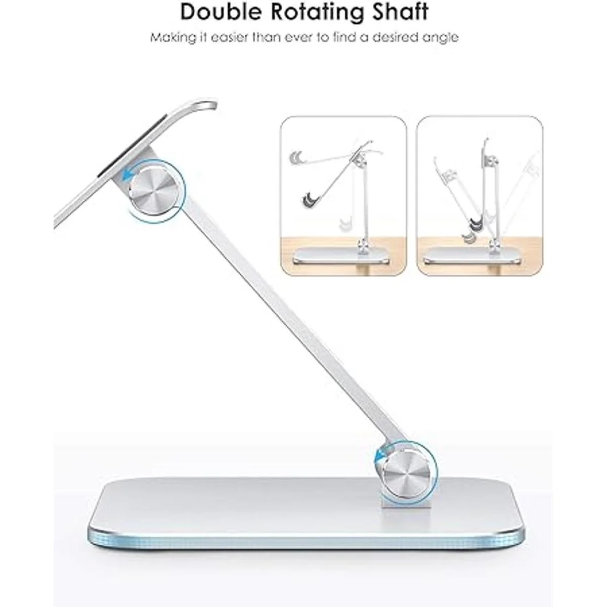 OMOTON Soporte ajustable para tablet con base más pesada_2