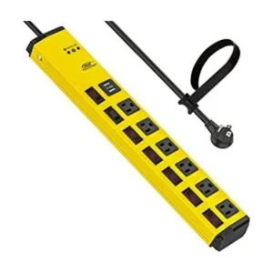 CRST Regleta de alimentación resistente de 6 tomas con_1