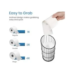 Soporte para papel higiénico para baño rollo de papel_5