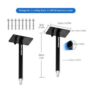 Selens Paquete de 2 soportes de techo para cámara soporte_6