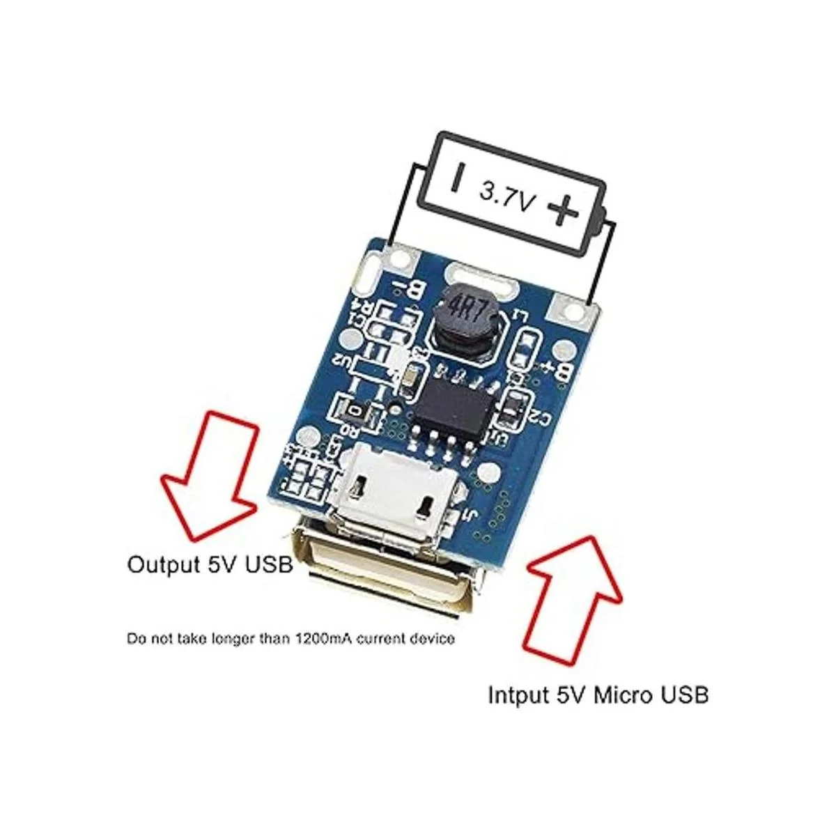 ALAMSCN 5V Boost Converter Step Up Power Module Batería de_2