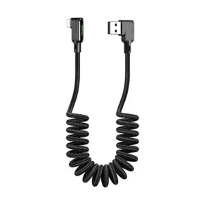 AICase Cable de carga en espiral de 90 grados diseño de_1