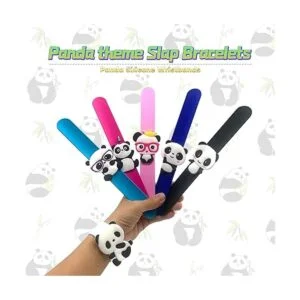 Pulseras de panda para regalos de fiesta de niños_3