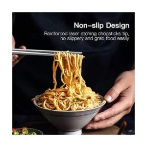 Palillos de metal reutilizables palillos de acero_4