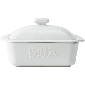 FE Mantequilla de cerámica de 10 onzas con línea de agua_1