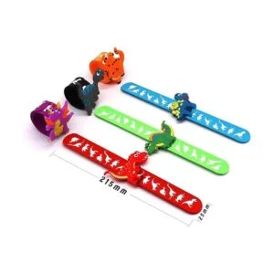Pulseras de dinosaurio para recuerdos de fiesta de niños_2