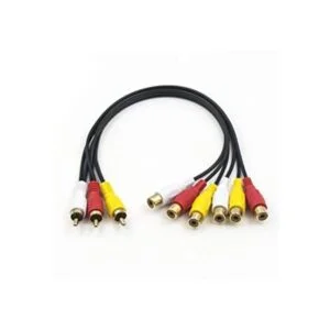 Duttek Cable divisor RCA divisor AV 3 RCA macho a 6_1