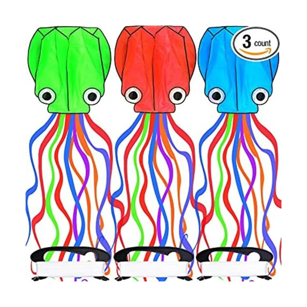 Paquete de 3 cometas de pulpo para adultos fáciles de_1