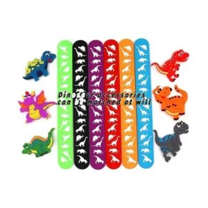 Pulseras de dinosaurio para recuerdos de fiesta de niños_3