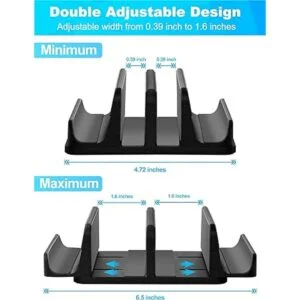 JARLINK Soporte vertical ajustable para laptop soporte de_3