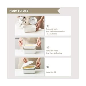 FE Mantequilla de cerámica de 10 onzas con línea de agua_4