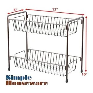 SimpleHouseware Estante de especias para encimera de 2