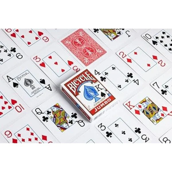 Bicycle Naipes estándar Jumbo Póker Rummy Euchre_5