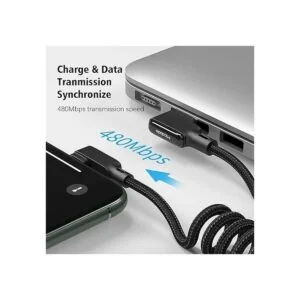 AICase Cable de carga en espiral de 90 grados diseño de_3