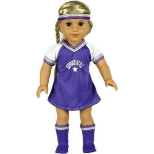 ReeRaa Ropa de muñeca para niña regalo americano de 18_2