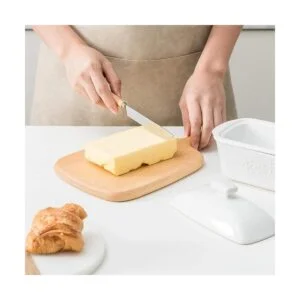 FE Mantequilla de cerámica de 10 onzas con línea de agua_5