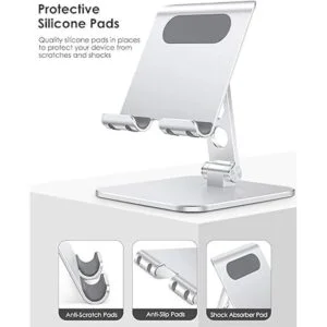 OMOTON Soporte ajustable para tablet con base más pesada_4