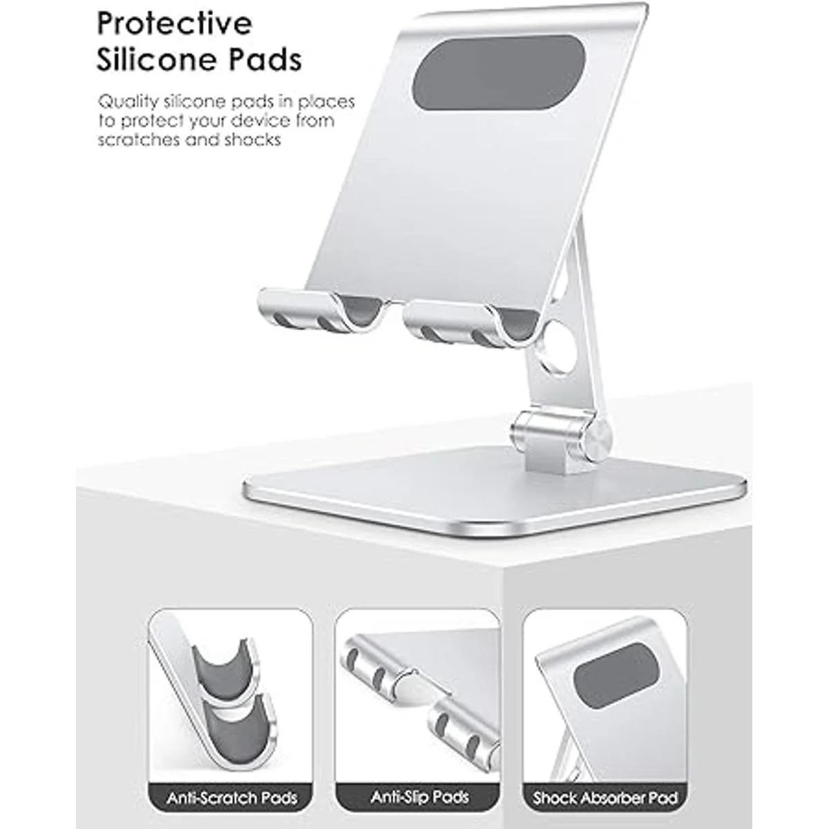 OMOTON Soporte ajustable para tablet con base más pesada_4