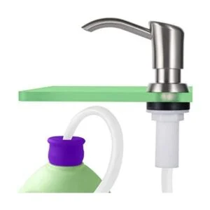 GAGALIFE Dispensador de jabón integrado níquel cepillado_1